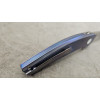 СИНІЙ ПТАХ авторський складаний ніж ручної роботи Androshchuk Knives, сталь S125V, 65 HRC, купити замовити в Україні
